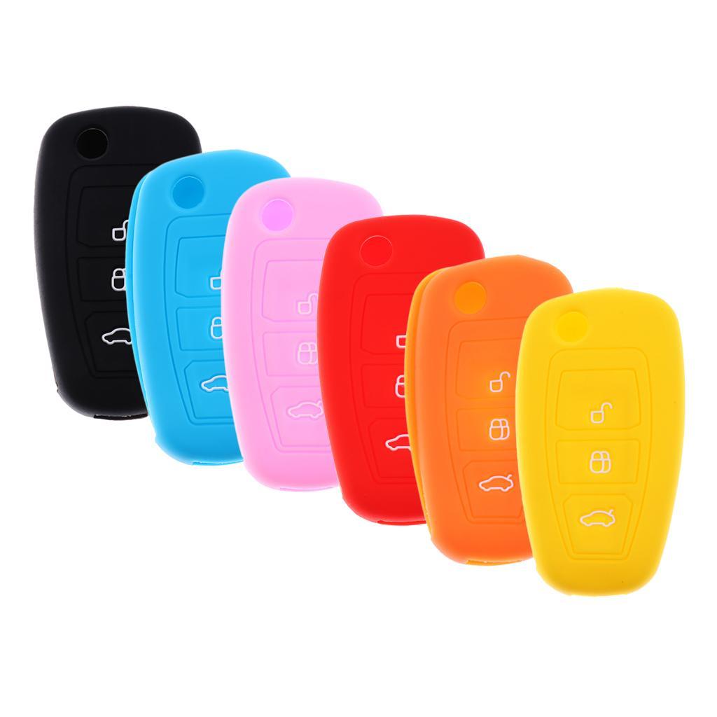 Silicone Car Key Fob Cover Housing for Focus
