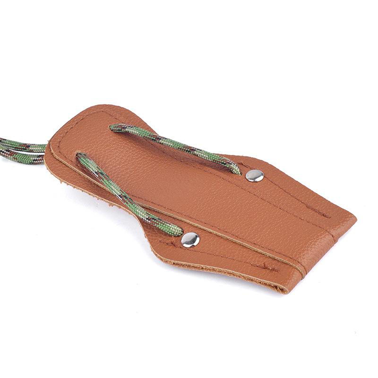 Outdoor Archery Leather Recurve Bow Stringer Traditional Bowstringer Rope