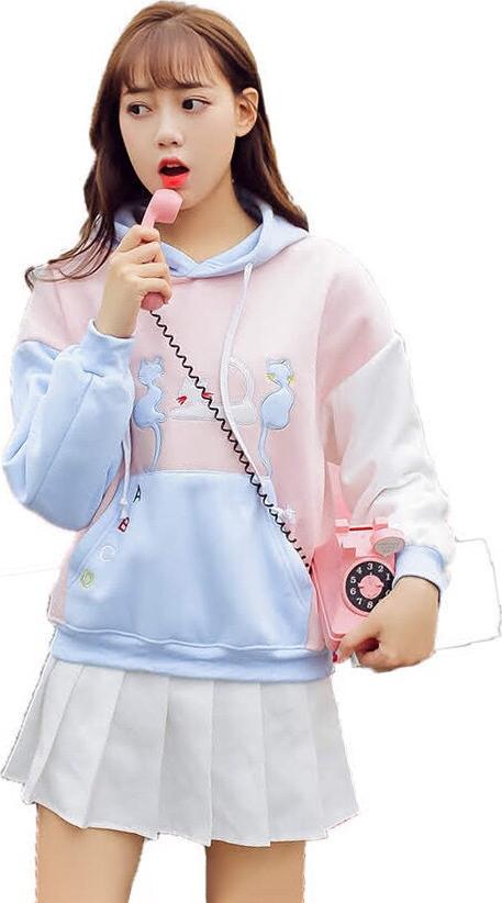 Áo hoodie nữ ABC