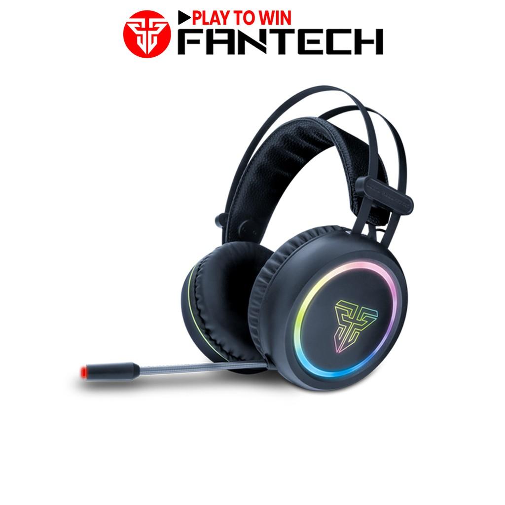 Tai Nghe Gaming Chụp Tai Có Dây Fantech HG15 CAPTAIN Chất Lượng Âm Thanh 7.1 LED RGB 16,8 Triệu Màu Mic Chống Ồn - HÀNG CHÍNH HÃNG