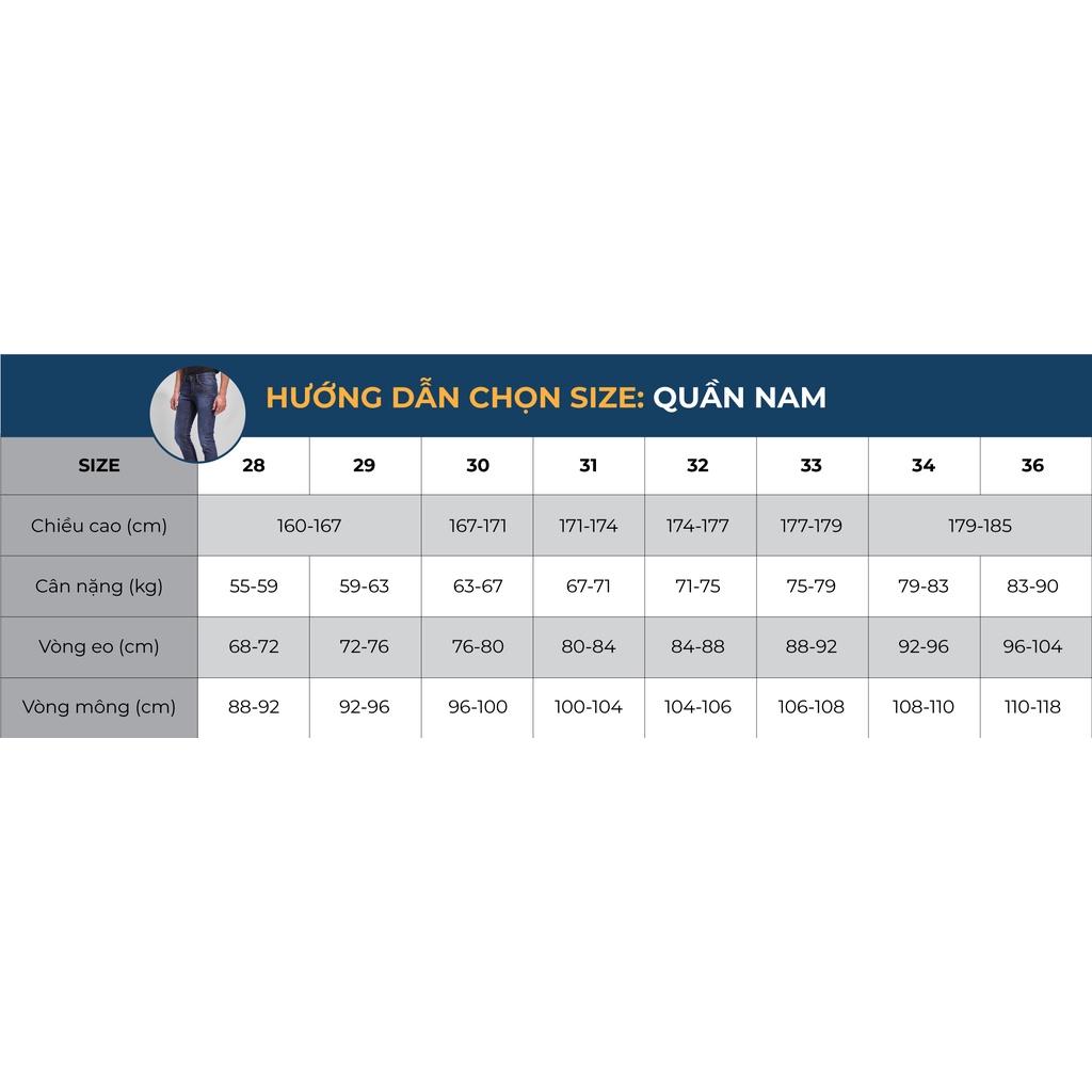 Quần nam dài jeans ống suông MESSI MJB0185