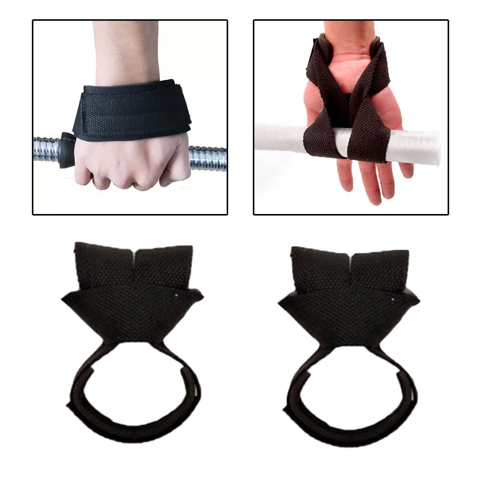 2Pcs Gym Lifting Straps Wrist Support for Fitness Bodybuilding Weightlifting