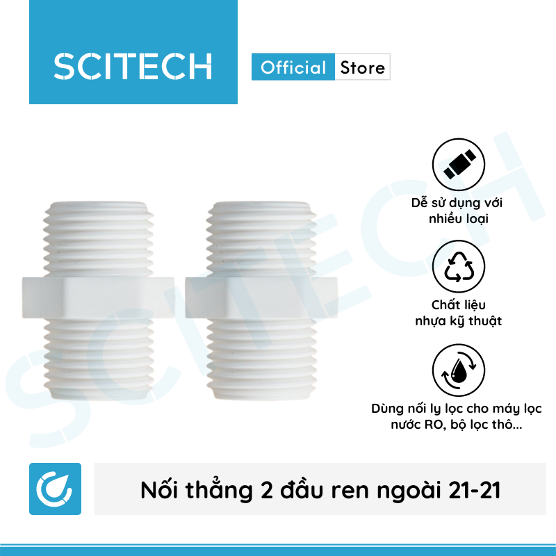 Bộ lọc nước sinh hoạt, bộ ba lọc thô 10 inch Prowatech by Scitech (3 cấp lọc) - Hàng chính hãng