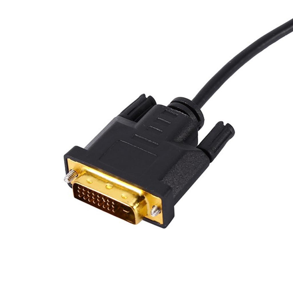 Dual Link 24+5 Pin DVI to VGA 15 Pin D-Sub Adapter Cable Converter Lead