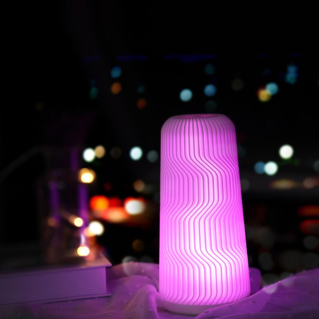 3D Printed Touch Control Night Light Table Bedside Lamp Bedroom Xmas Present