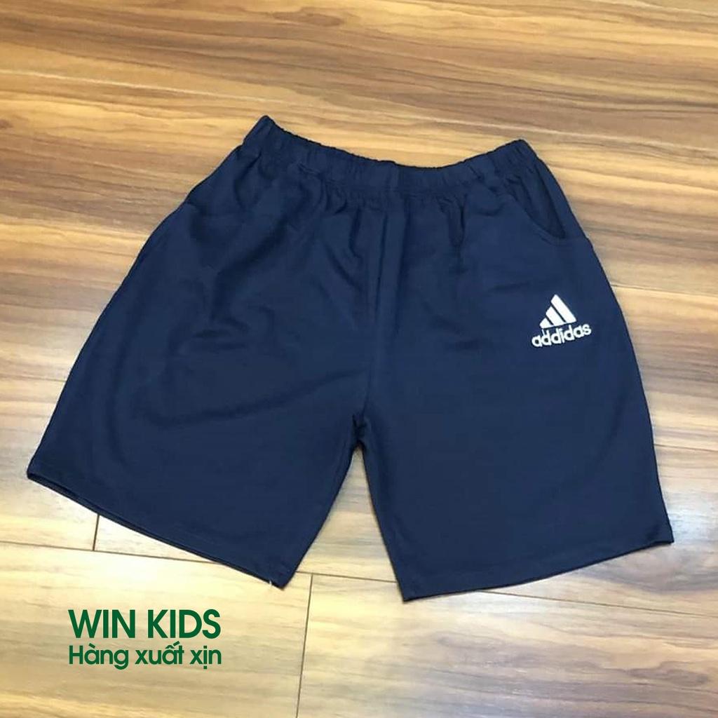 Q011 - Quần short bé trai size đại Adidas, quần đùi cho bé trai 14 đến 18 tuổi xuất xịn