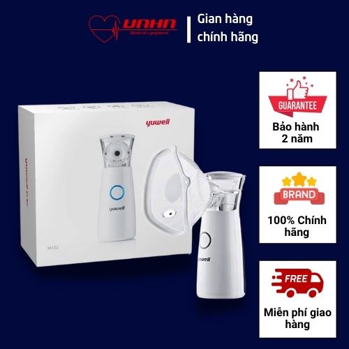 Máy Xông Khí Dung, Xông Mũi Họng Cầm Tay Yuwell M102 - Nhập Khẩu Chính Hãng