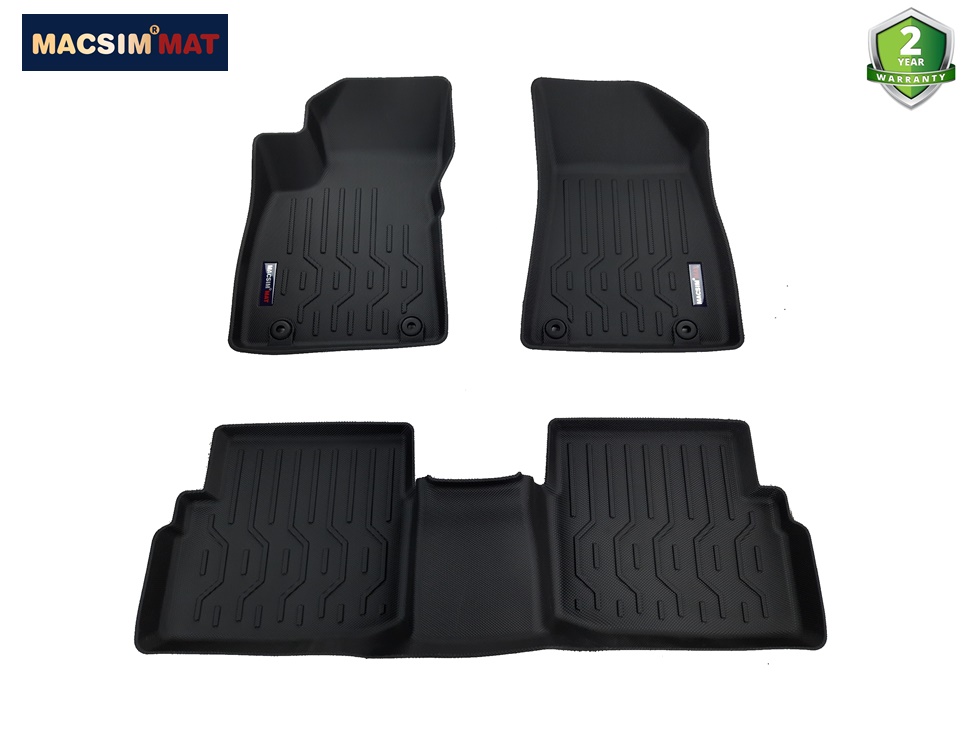 Sản phẩm Thảm lót sàn xe ô tô MG ZS 2017 - nay Nhãn hiệu Macsim chất liệu nhựa TPV cao cấp màu đen