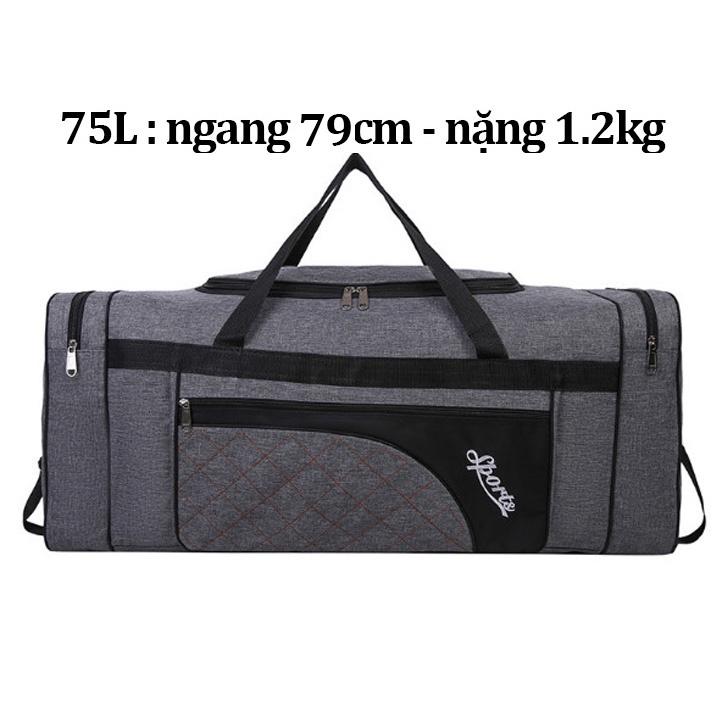 Túi du lịch Poun 4 MÀU Cỡ Cực đại 79cm sang trọng thời trang GSRT1 N3 tặng bọc băng cước