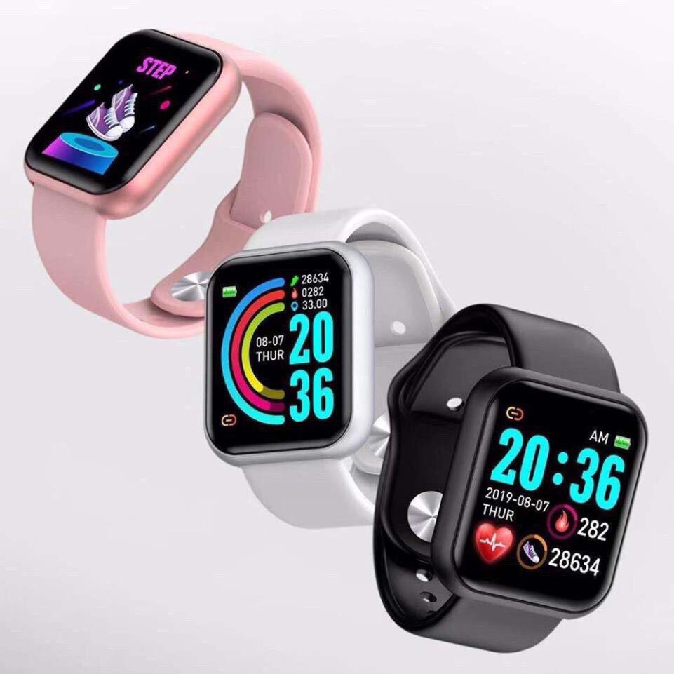 Đồng Hồ Smartwatch Theo Dõi Sức Khỏe Kết Nối Điện Thoại Công Nghệ Cảm Ứng Mượt Mà DHY68