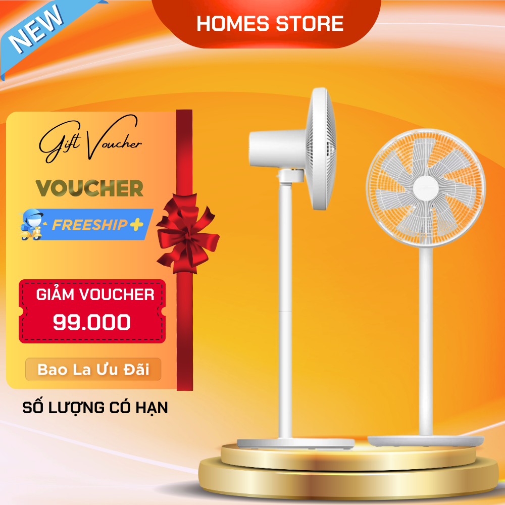 Quạt Điện Thông Minh Xiaomi Fan 1C Đa Tốc Độ Gió Quạt Siêu Êm Kết Nối App Thông Minh Công Suất 32 W - Hàng Nhập Khẩu