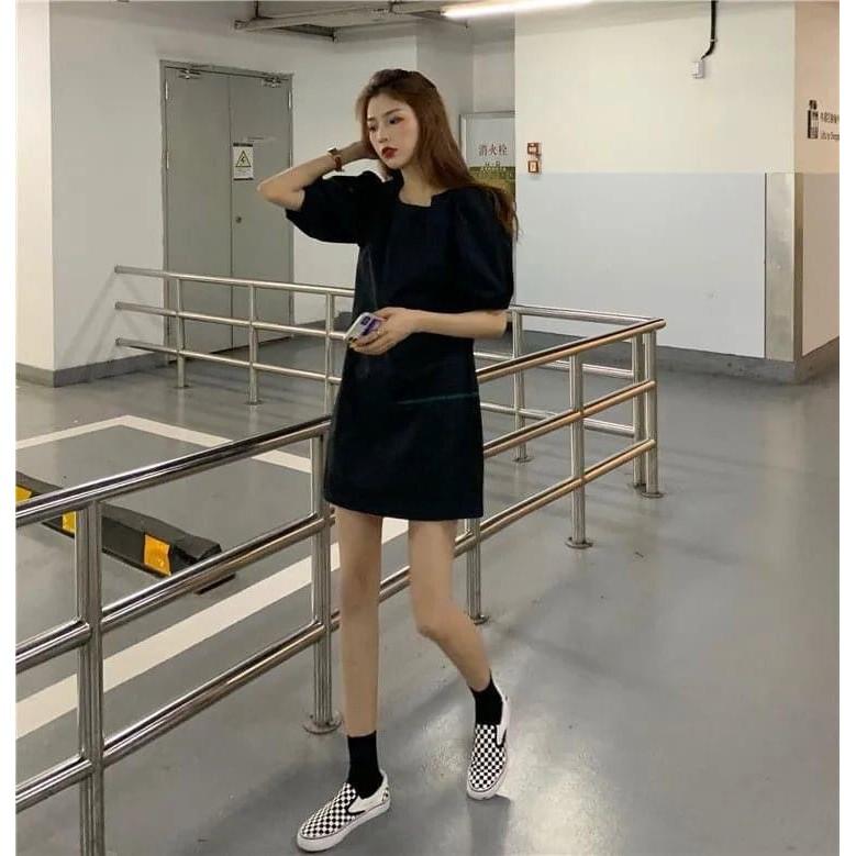 Đầm form dáng suông thời trang nữ
