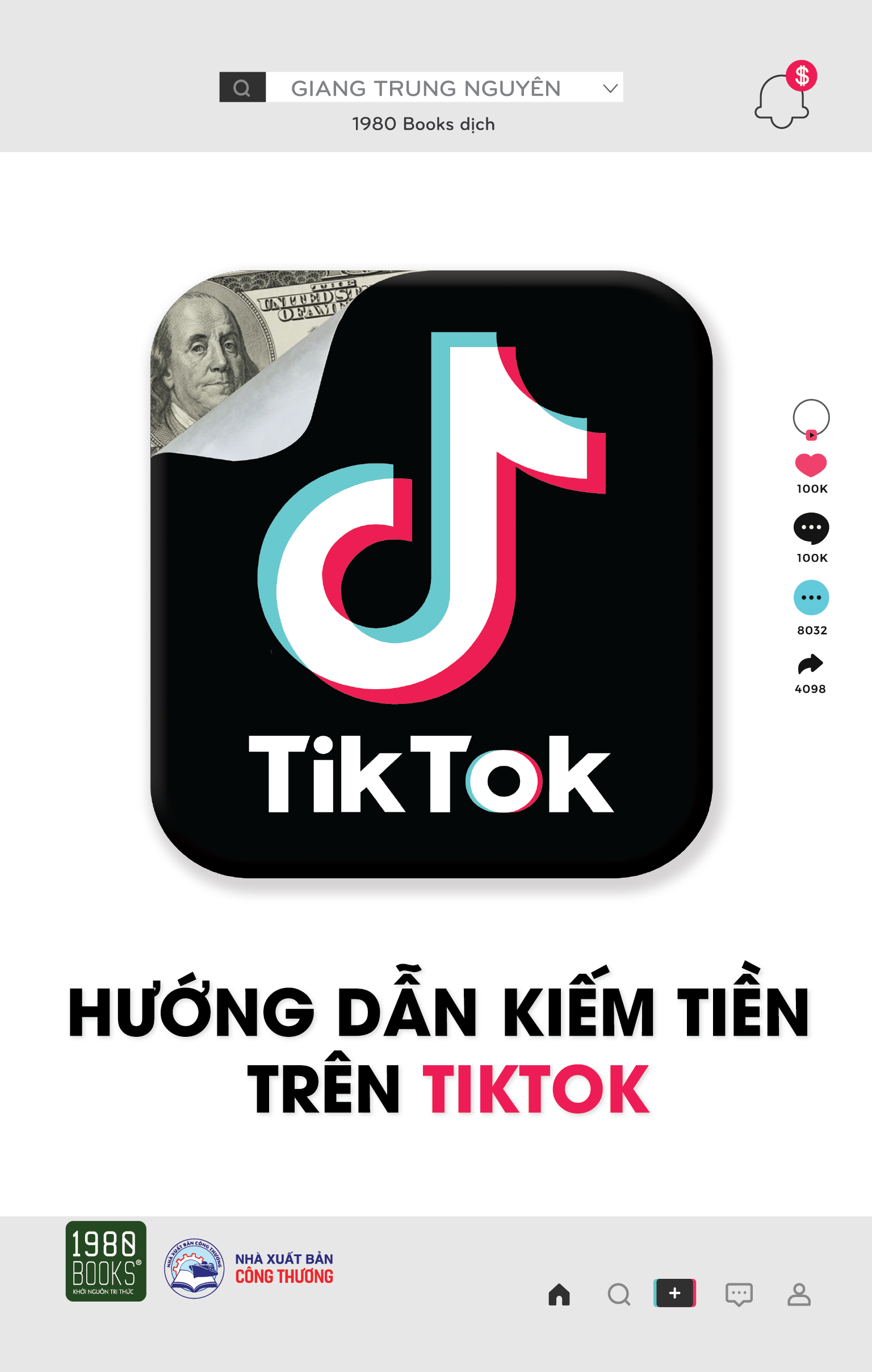 Combo 2 cuốn: Hướng dẫn kiếm tiền trên Tiktok + Hướng Dẫn Căn Bản Cách Kiếm Tiền Từ Youtube