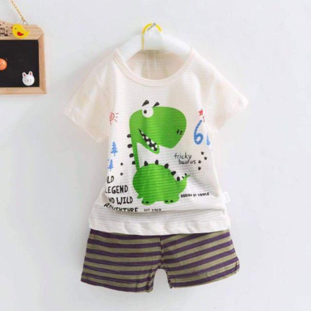 Bộ cotton tre cho bé