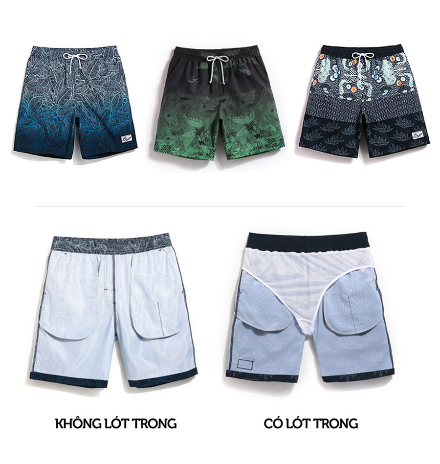 Quần Short Nam Thể Thao Gailang NZ34B/35B - Họa Tiết Cực Bắt Mắt Nổi Bật Vô Cùng Thời Trang - Hiệu Ứng Đổ Màu, Phong Cách Độc Đáo Mới Lạ