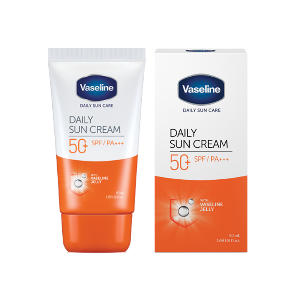 Kem chống nắng hàng ngày Vaseline Daily Sun Cream 50+ SPFPA++++ 50ml