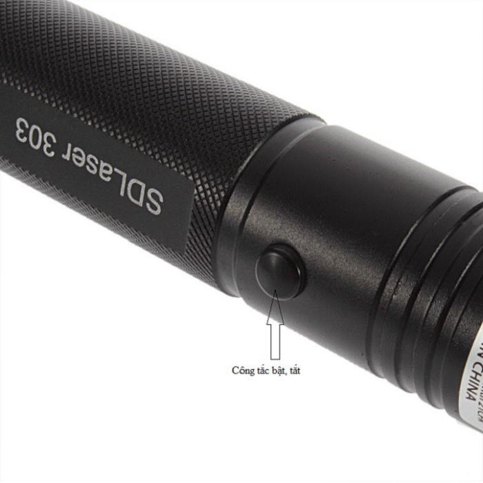 Bút Laser Model SD303 ánh sáng xanh hỗ trợ trong trinh chiếu