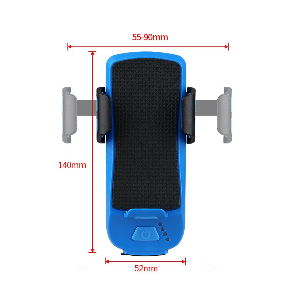 Đèn xe đạp đa năng với giá đỡ điện thoại