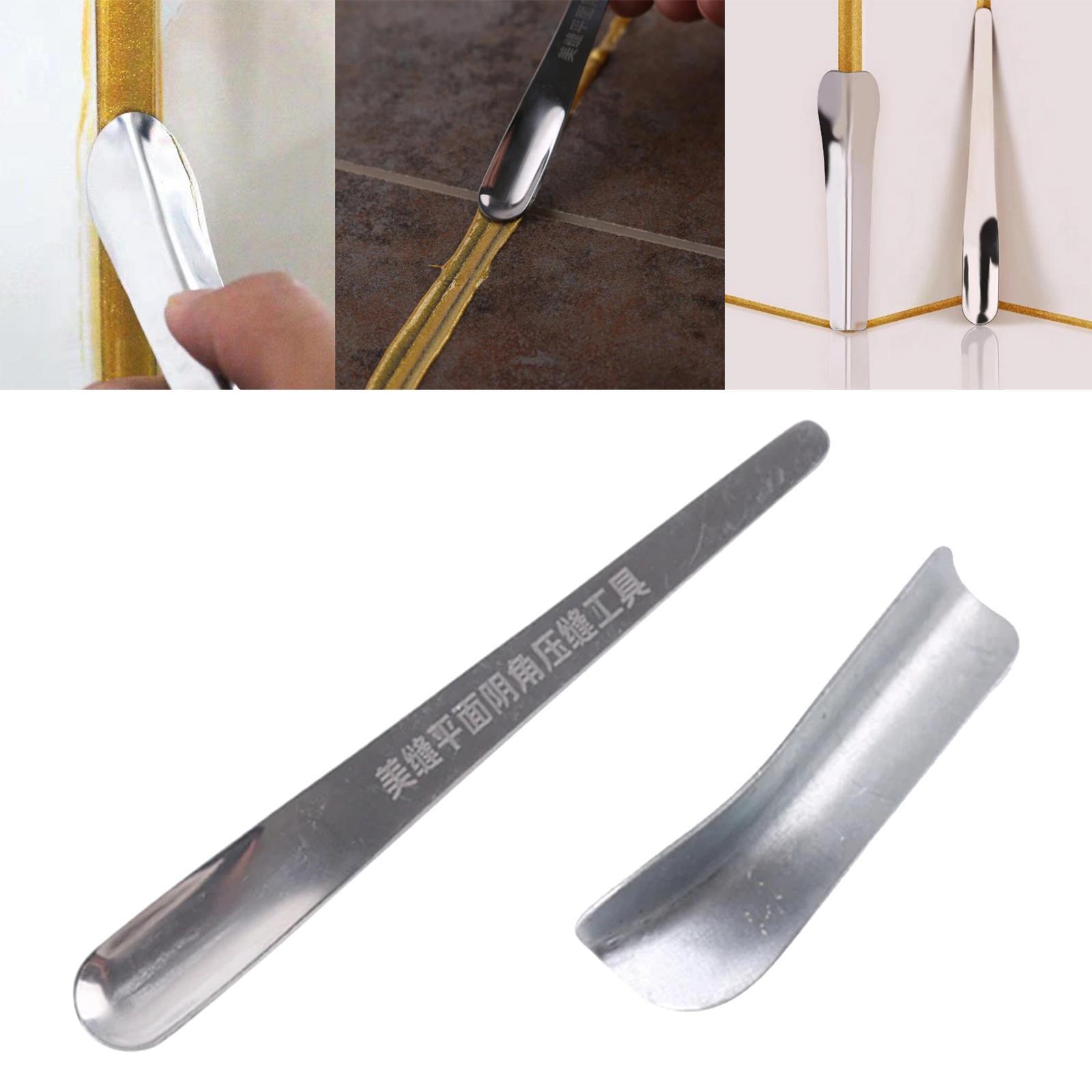 2 Pieces Caulking Tool for Inside and Outside Corners Grout Applying Tool