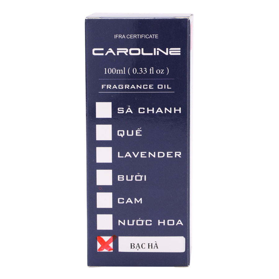 Tinh Dầu Bạc Hà Caroline 100ml