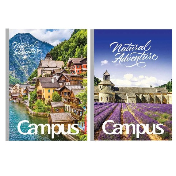 [COMBO 5 CUỐN] Vở Adventure 200 Trang (Dòng Kẻ Ngang Có Chấm)