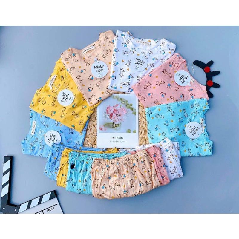 Bộ dài tay Minky Mom thun lạnh SIZE ĐẠI mềm mịn mát cho bé