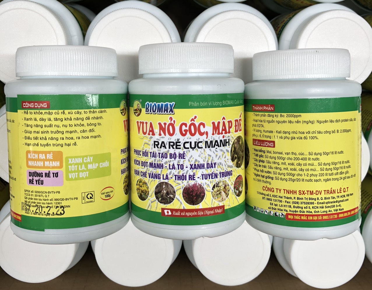 Phân bón vi lượng  VUA NỞ GỐC, ra rễ cực mạnh - chai 100 gram