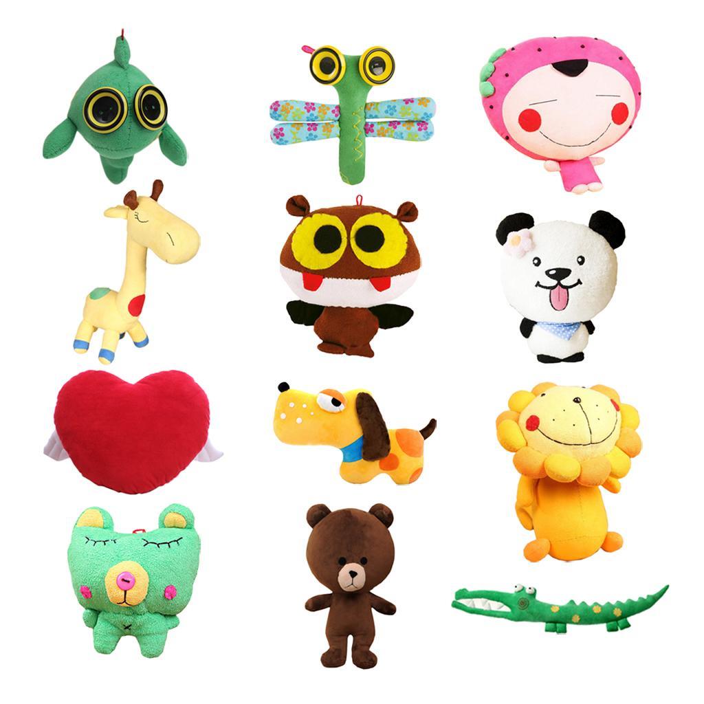 Cartoon Doll DIY Handmade Plush Stuffed Toy Making Kit Sewing Crafts