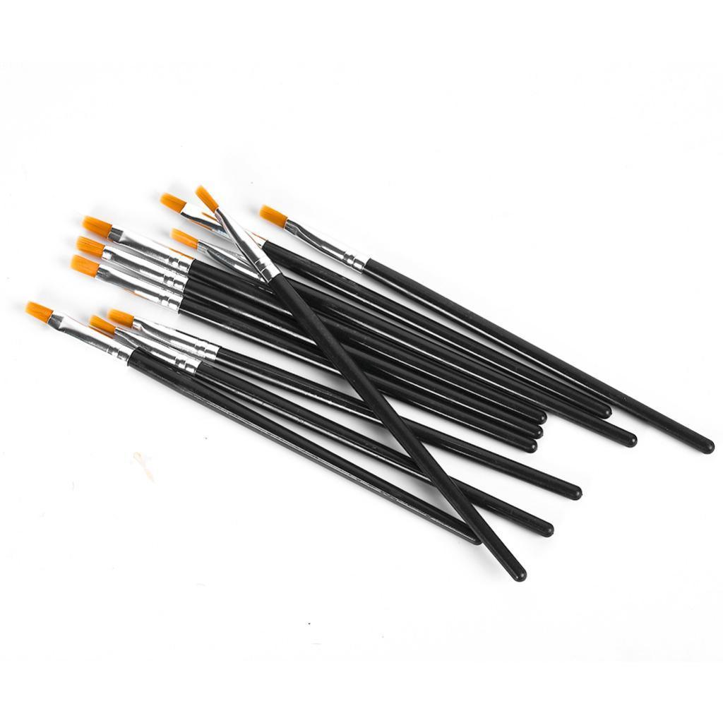 Flat Paint Brushes Set 10Pcs Art Paintbrushes for Kids/