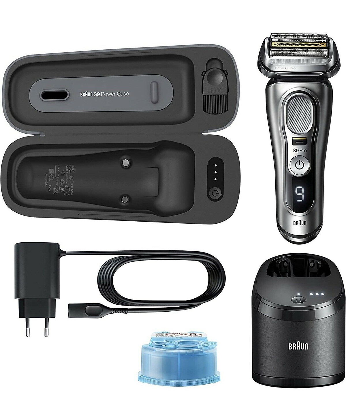 Máy cạo râu Braun Series 9 Pro 9477cc Made in Germany Hàng Chính hãng