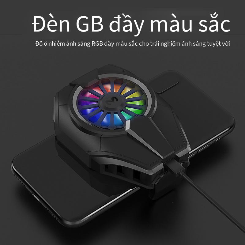 Đảm bảo chất lượng mới DL06 tản nhiệt điện thoại di động đông lạnh quạt làm lạnh bán dẫn bầu không khí ánh sáng ăn thịt gà làm lạnh điện thoại di động làm mát
