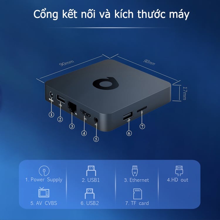 Smart box android tv Q mới có điều khiển giọng nói tiếng việt hỗ trợ bluetooth Wifi băng tần kép cài sẵn chương trình tivi và xem phim HD miễn phí vĩnh viễn - Hàng nhập khẩu