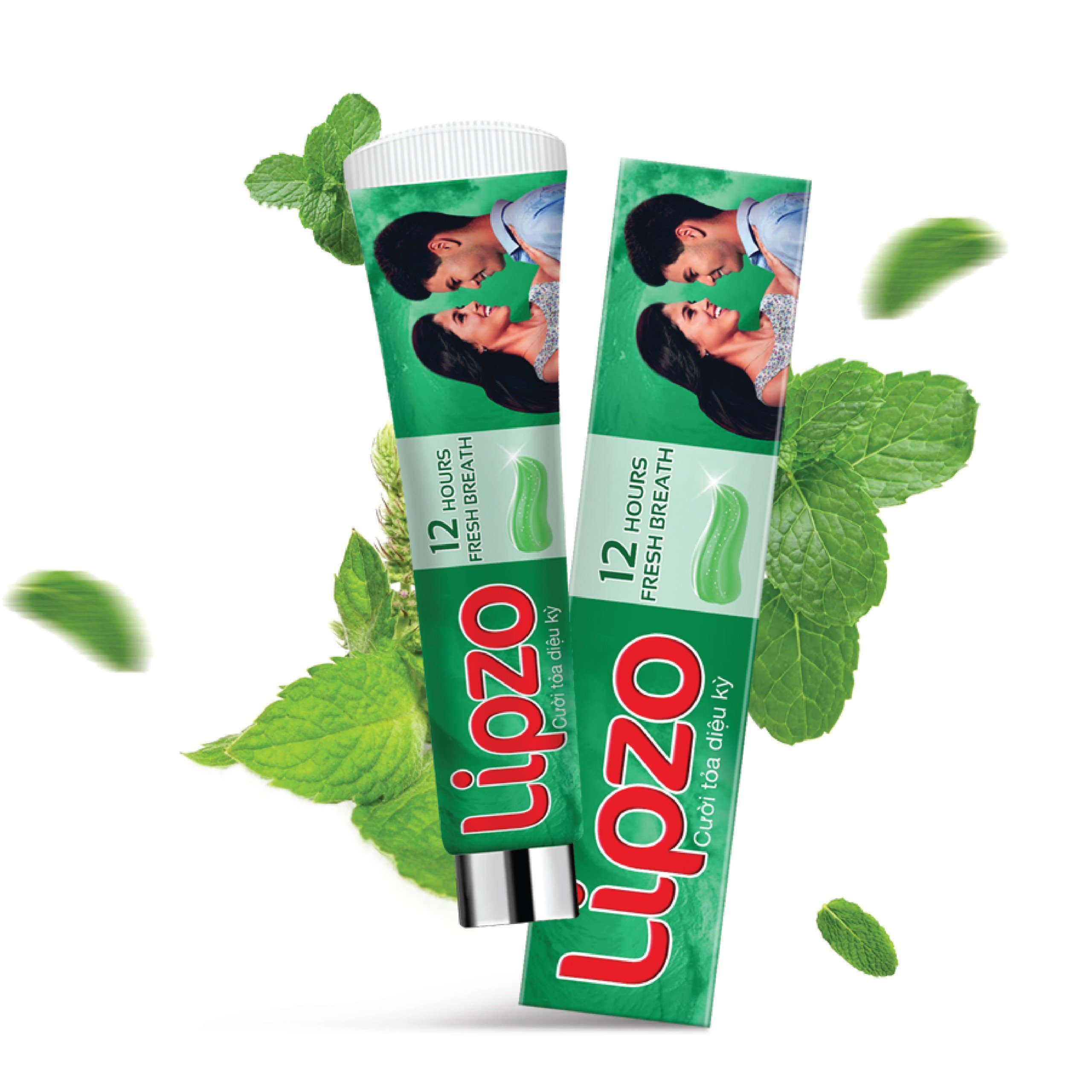 Kem Đánh Răng Lipzo 12 Giờ Rạng Ngời 185g Bảo Vệ Răng Khỏi Vi Khuẩn Gây Sâu Răng Và  Hôi Miệng