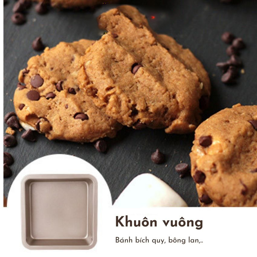 Bộ 5 Khuôn Làm Bánh Chống Dính Cao Cấp*Mầu Vàng* Kiểu Dáng Khác Nhau Làm Bánh Pizza, Bánh Mỳ Hoa Cúc, Bông Lan Cupcake,Mousse,Tiramisu,