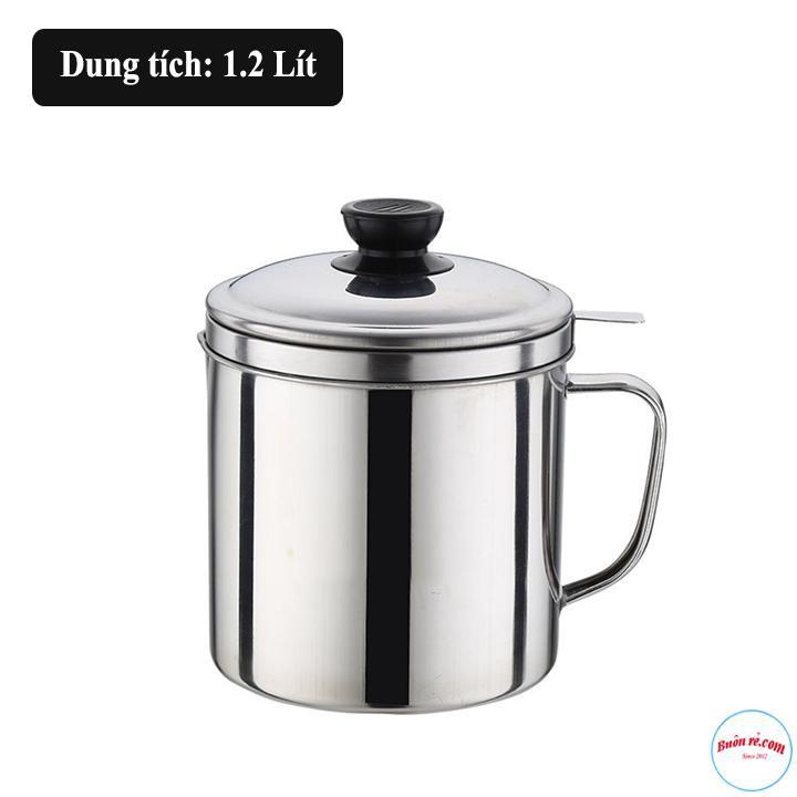 Combo 4 Bình Lọc Dầu Ăn INOX 304 Không Gỉ Cao Cấp 00846