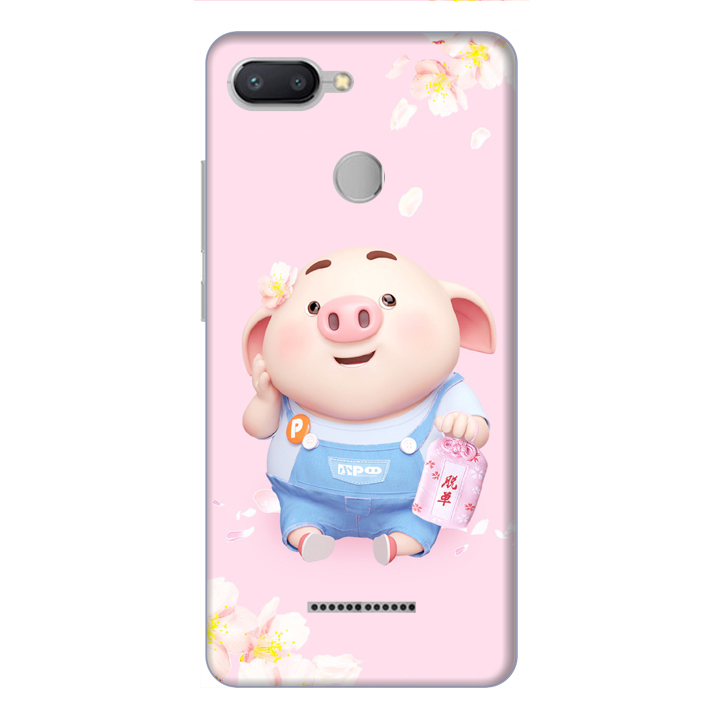 Ốp lưng điện thoại Xiaomi Redmi 6 hình Heo Con Lì Xì