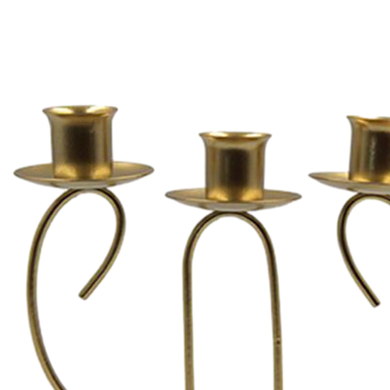 Tealight Candles Holder Candelabras Farmhouse Home Candles Stand Metal Candlestick for Prayer Candles Dining Room Housewarming Taper Candles