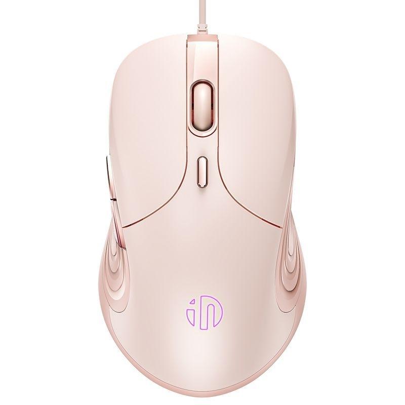 Chuột máy tính có dây TEKKIN INPHIC B8 cute silent không tiếng ồn 8800 DPI - hàng nhập khẩu