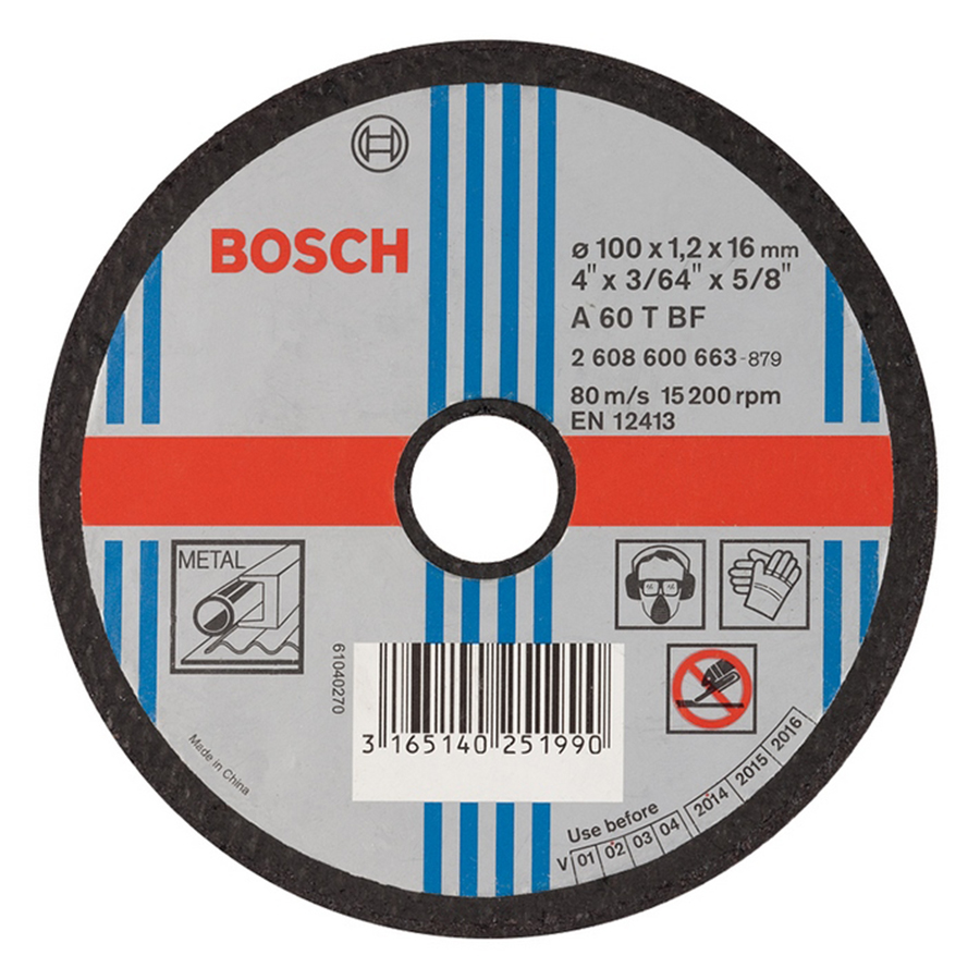 Đá Cắt Bosch (100 x 1.2 x 16mm) - Sắt