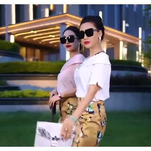 Áo sơ mi nữ tay cộc, chất lụa công sở TA136