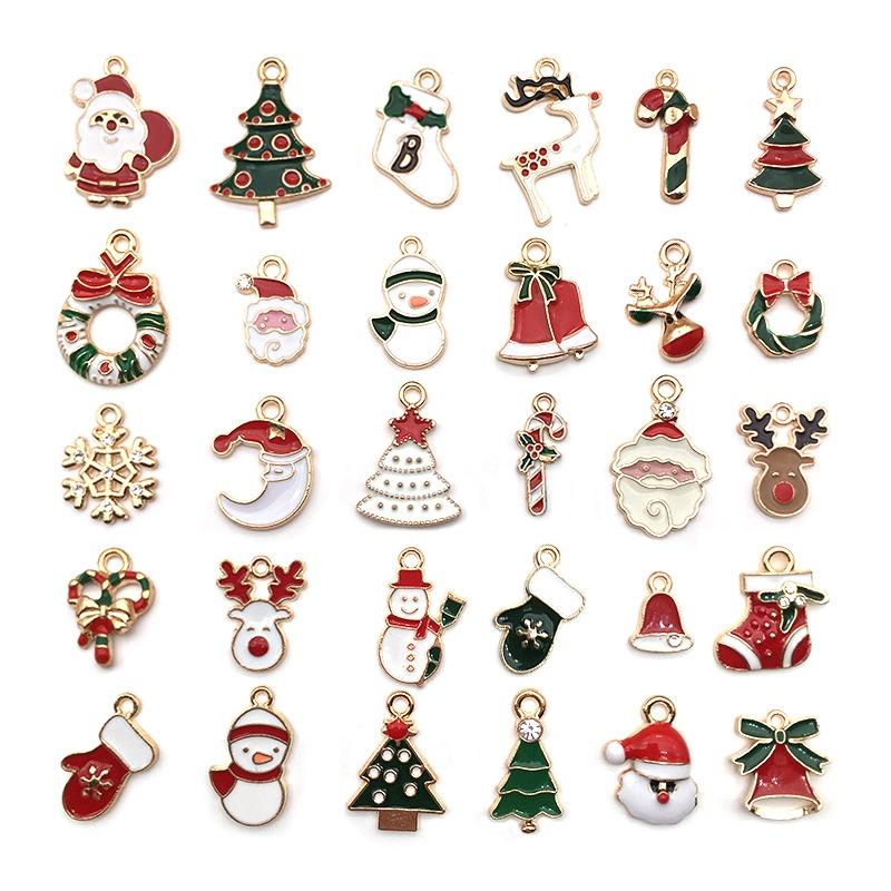 Set 19 Phụ Kiện Trang Trí Giáng Sinh