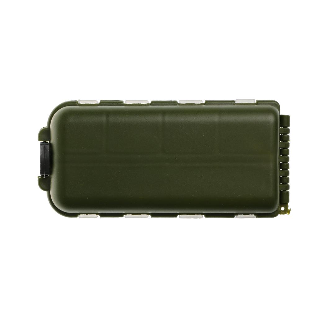 Waterproof Fishing Lures Baits Tackle Storage Box Case with 16 Compartments