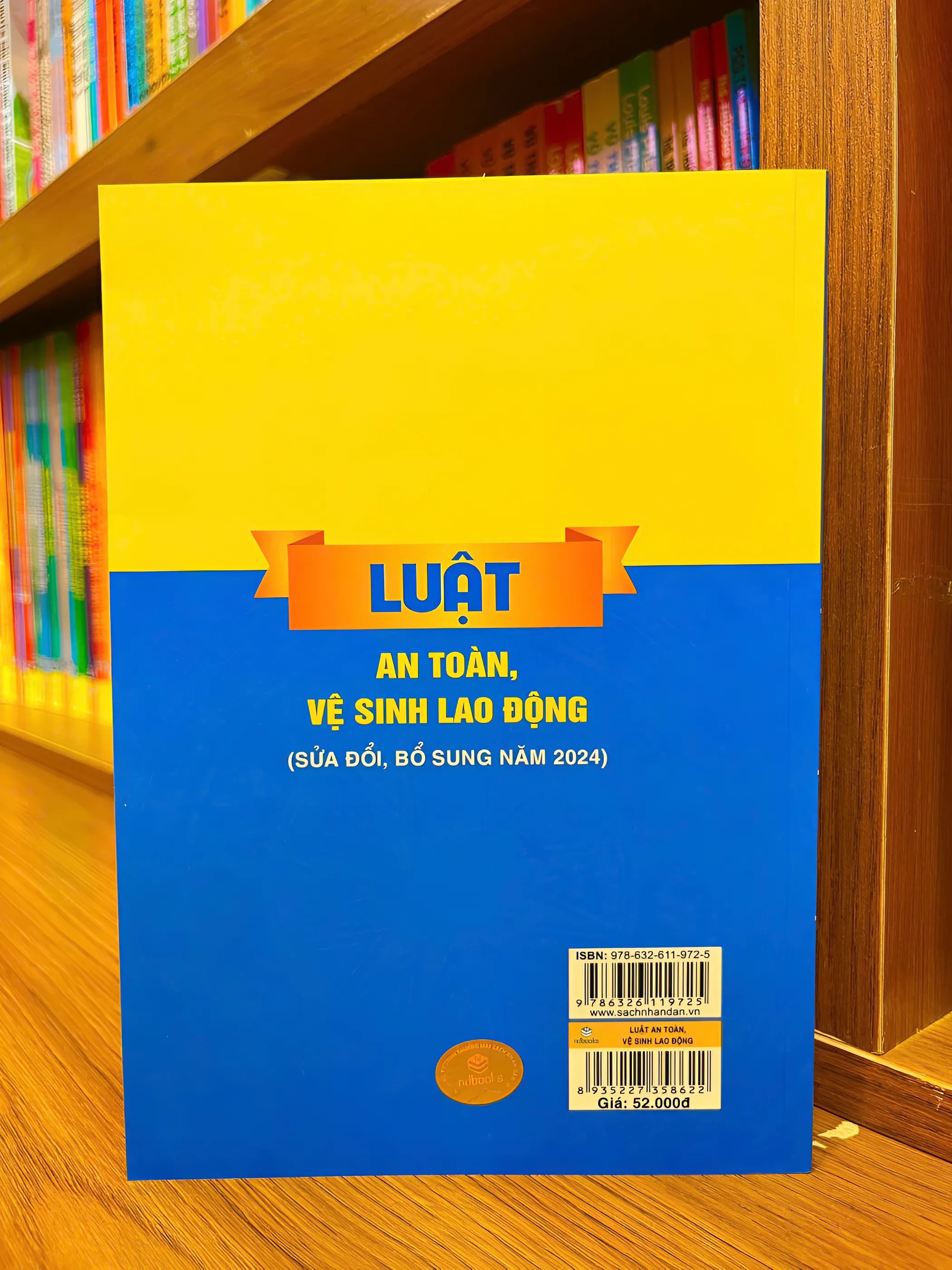 Sách - Luật An Toàn, Vệ Sinh Lao Động (Sửa đổi, bổ sung năm 2024) - ndbooks