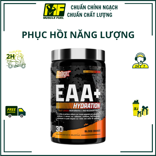 NUTREX EAA+ HYDRATION - BCAA DÙNG TRONG TẬP - 30 LIỀU DÙNG