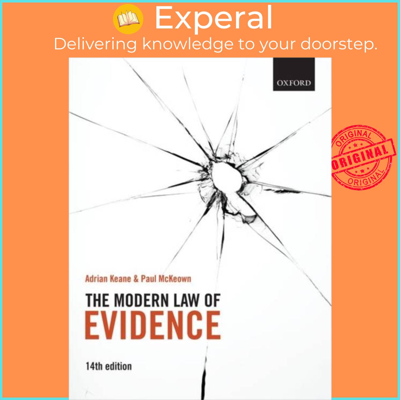 Sách - The Modern Law of Evidence by Paul McKeown (UK edition, paperback)