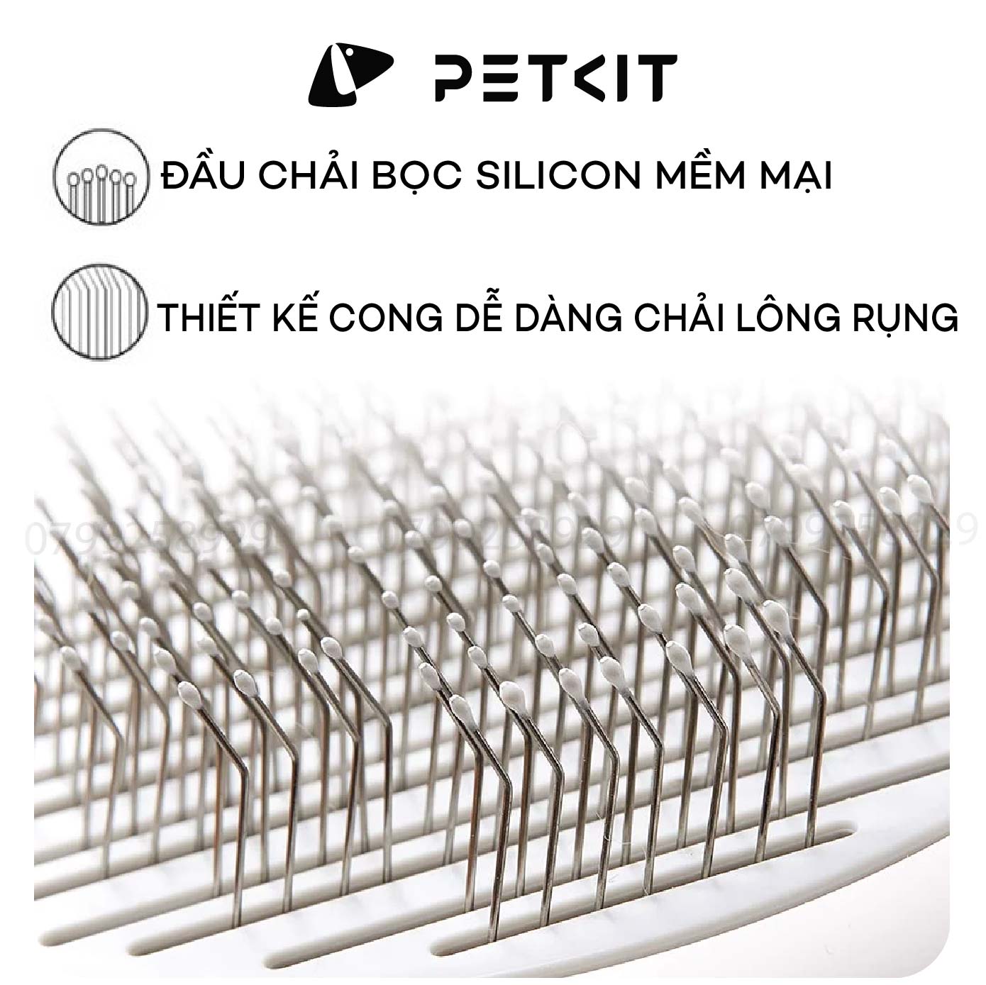 Cây Chải Lông Mèo, Lược Chải Lông Chó Mèo Petkit Pro bản 2023