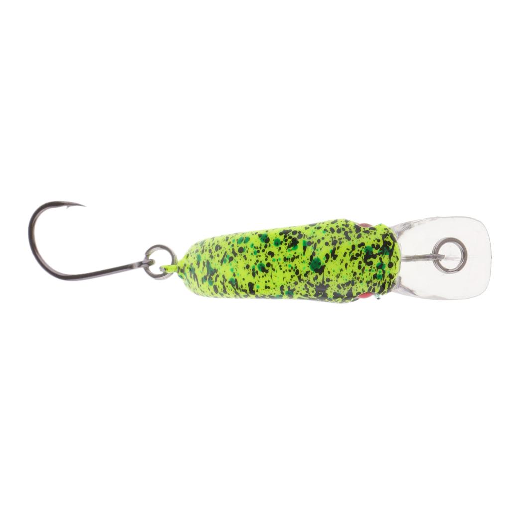 Mini Minnow Fishing Lure Artificial Hard Simulation Bait Crankbait Cyan