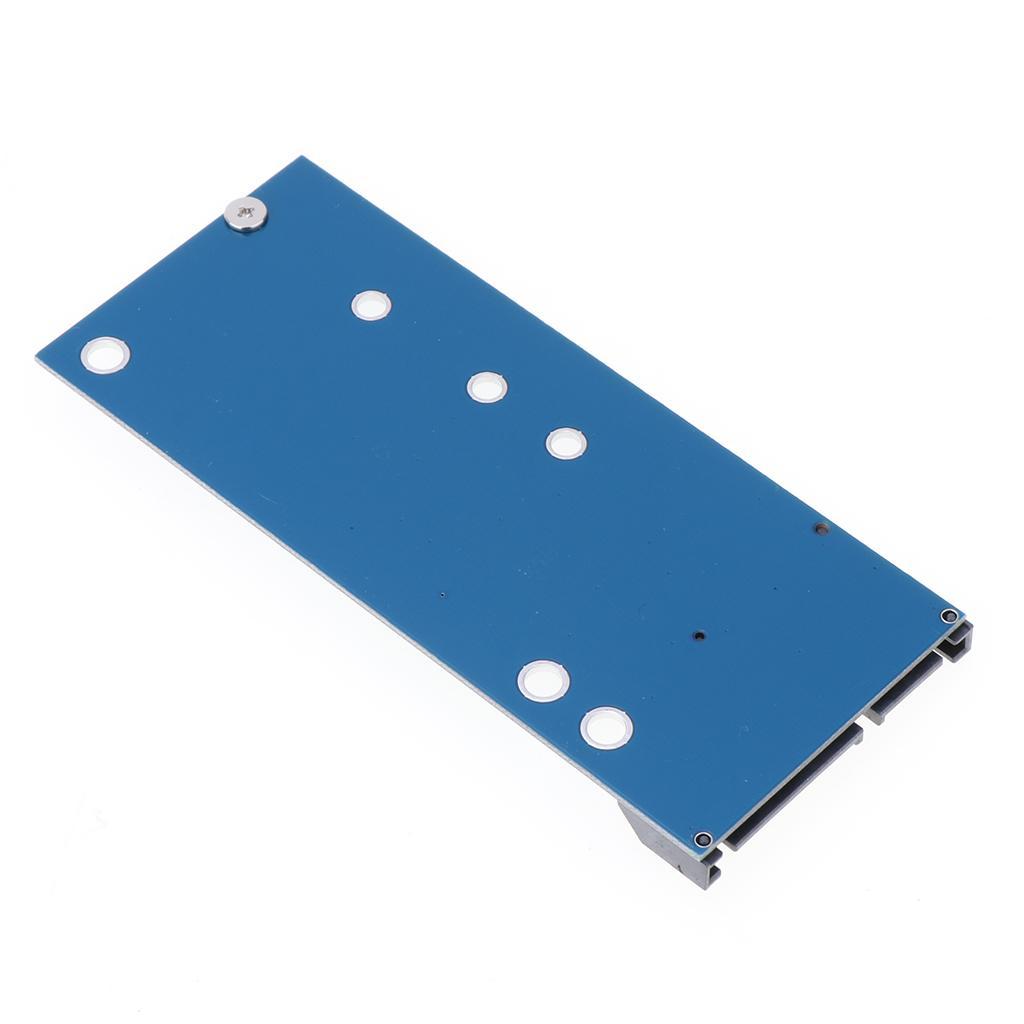 2 Packs Blue M.2  Or MSATA SSD To SATA III Board Adapter Card 100x42mm