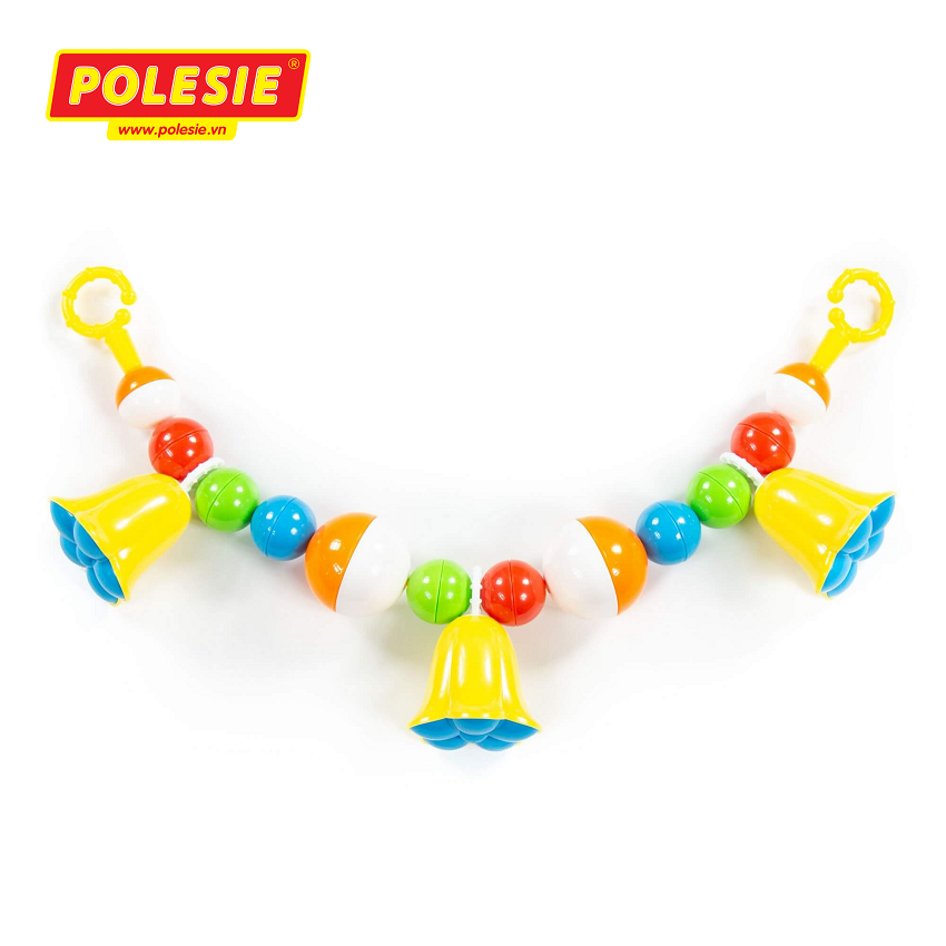 Treo Nôi Quả Chuông Xúc Xắc 51cm,Màu Sắc Kích Thích Thị Giác Cho Bé,Nhựa ABS,Nhập Khẩu Châu Âu,CHÍNH HÃNG,POLESIE 78230