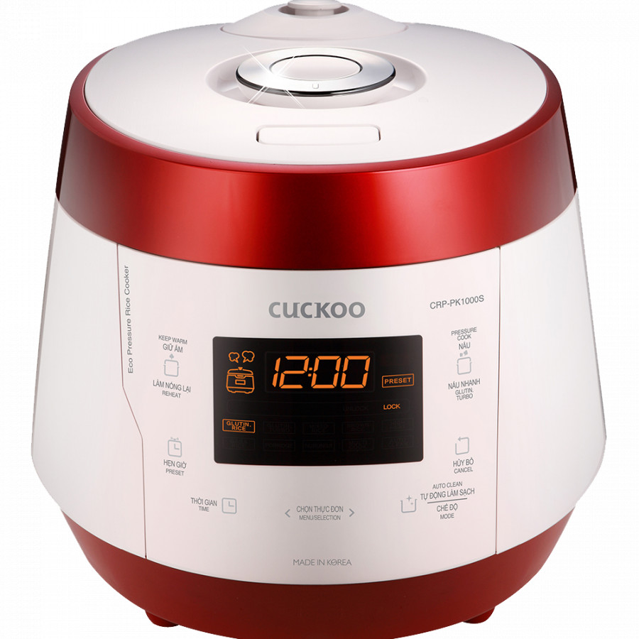 Nồi cơm áp suất điện tử Cuckoo CRP-PK1000S - 1.8 Lít - Hàng Chính Hãng